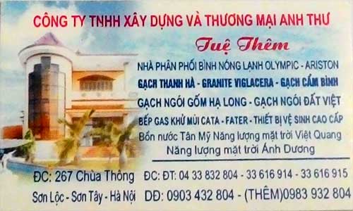 Cửa hàng vật liệu xây dựng Tuệ Thêm