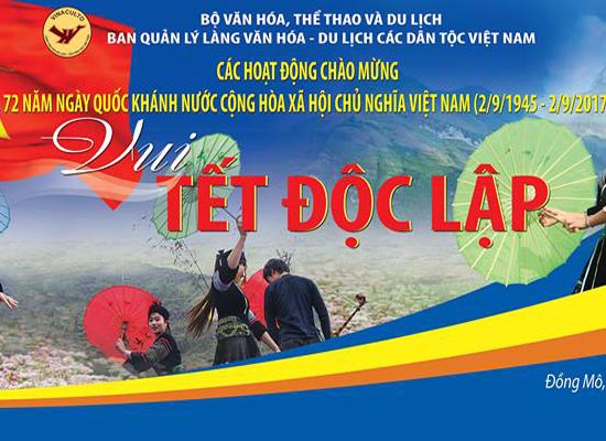 Chương trình Vui Tết Độc lập hoạt động từ 01-04/9/2017