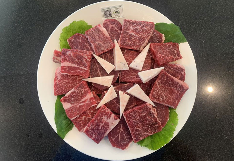 Cửa Hàng Bán Thịt Bò Wagyu - Kobe - Senepol ở TTNC Bò và Đồng cỏ Ba Vì, xã Vân Hòa, Ba Vì, Hà Nội