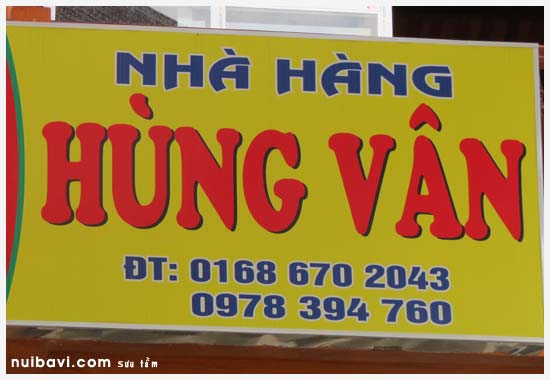 Nhà hàng Hùng Vân